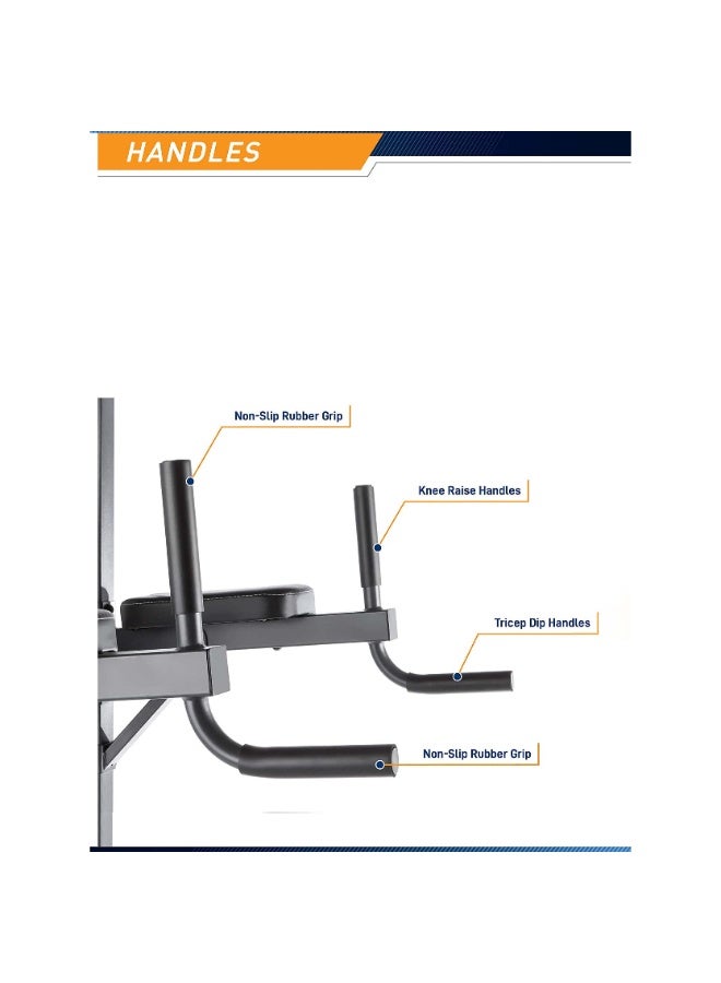 Marcy Power Tower TC‑3515 – Multi‑Station Bodyweight Gym | Pull‑Up, Dip, VKR & Push‑Up Stations - Image 4